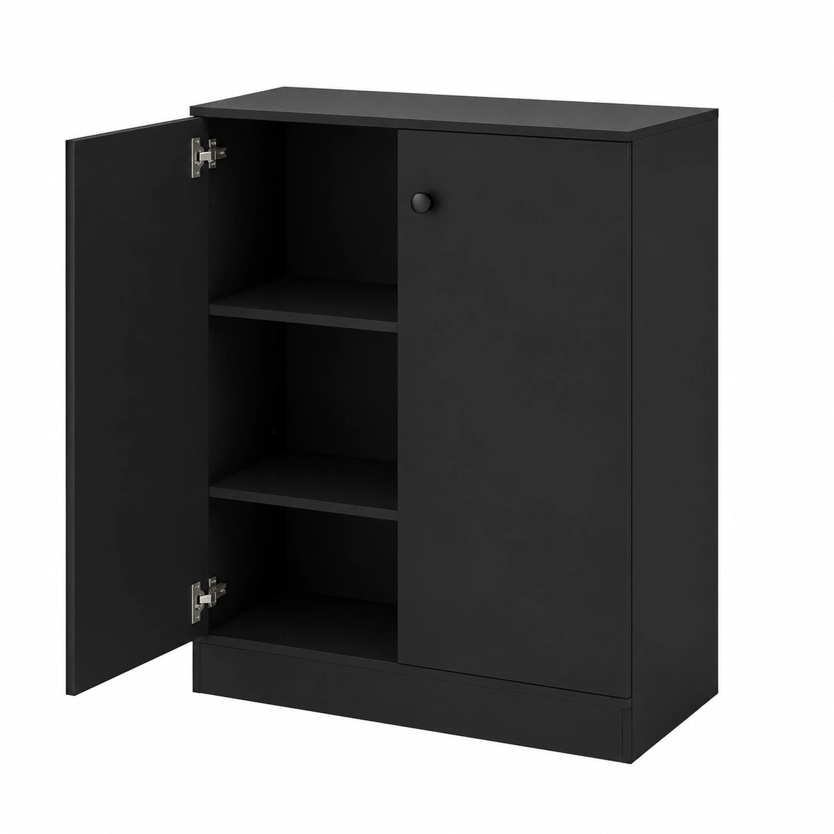 Credenza da Cucina con 2 Ante, Mobile Buffet Basso con Dispositivi Antiribaltamento, Armadio Dispensa per Soggiorno, Sala da Pranzo, Camera da Letto