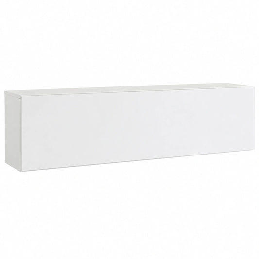 Mobile Soggiorno, Moderno ed Elegante, (LxAxP) 123 × 35,7 × 28,5 cm, Colore Bianco Laccato, in Italy