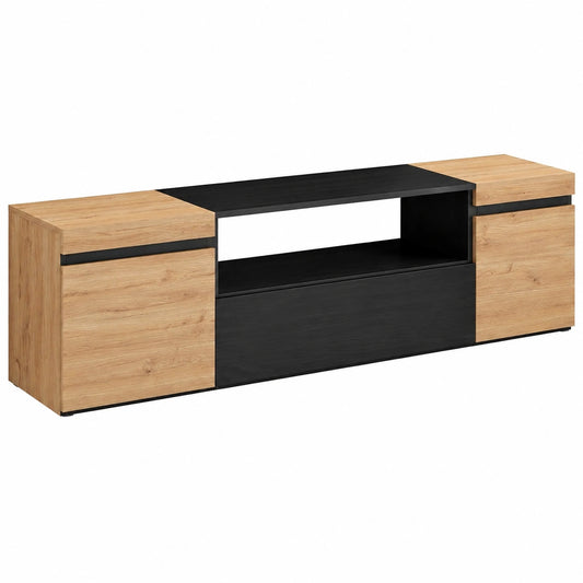 Mobile TV Soggiorno, Ampio spazio a disposizione, 200 × 45 × 35cm, Per TV fino a 80', Mobile Soggiorno
